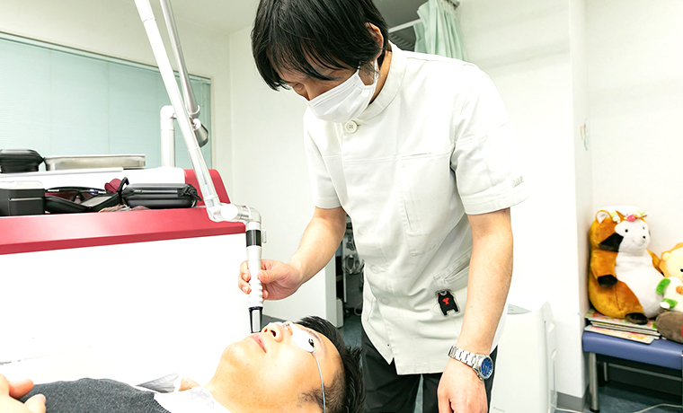 すべての治療を院長が担当